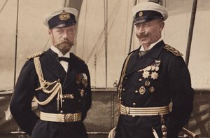 Tsar Nicolas II et Kaiser Wilhelm II à Björkö, 1905 - Unbekannt