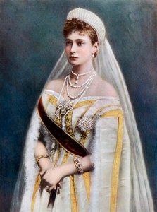 Tsarine Alexandra, impératrice consort de Russie, fin XIXe-début XXe siècle