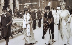 La tsarine Maria Fyodorovna de Russie visitant la Grande-Bretagne, années 1890 - Unbekannt