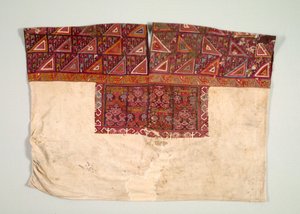Chemise tunique avec empiècement en tapisserie, 650-850 - Unbekannt