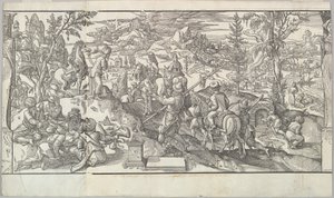 Soldats turcs au repos du frise Ces Moeurs et façons de faire des Turcs Coutumes..., 1553