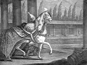 Cheval arabe du sultan turc, 1722 - Unbekannt