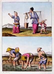 Deux scènes chinoises, vers 1830 - Unbekannt