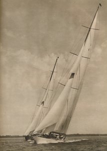 Deux yachts célèbres dans une course excitante, 1936 - Unbekannt
