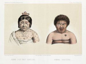 Deux femmes Guaycuru, Amérique du Sud, c 1843-1847 - Unbekannt
