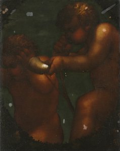 Deux putti, 1700s - Unbekannt