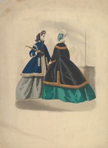 Deux femmes portant des manteaux, 1863-64 - Unbekannt