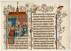 Deux scènes bibliques, fin 14e siècle - Unbekannt