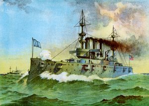 USS New York, croiseur cuirassé américain, 1898 - Unbekannt