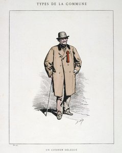 Un citoyen délégué, Commune de Paris, 1871 - Unbekannt