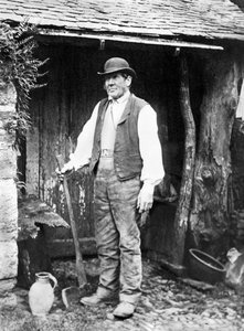 Royaume-Uni : Un habitant des bois du Devon. vers 1890 - Unbekannt