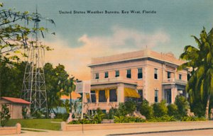 Bureau météorologique des États-Unis, Key West, Floride, vers 1940