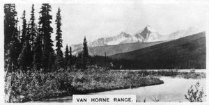 Chaîne Van Horne, Rocheuses canadiennes, vers 1920 - Unbekannt