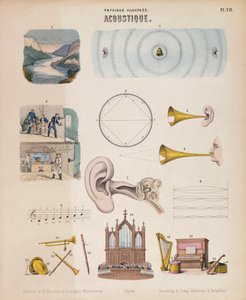 Divers instruments de musique et sons, Wurtemberg, vers 1850 - Unbekannt