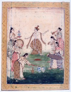 Vasanta Ragini, Album Ragamala, École du Rajasthan, XIXe siècle - Unbekannt
