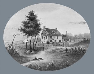 Maison Vechte à Gowannus, Brooklyn, New York, 1865 - Unbekannt