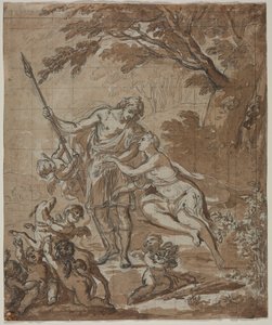 Vénus et Adonis, 1713 - Unbekannt