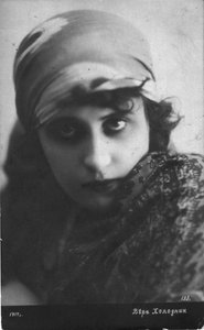 Vera Kholodnaya, actrice de cinéma muet russe, 1916 - Unbekannt