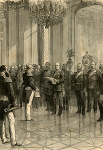 Versailles, 1871 : Proclamation du roi Guillaume empereur d