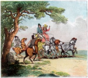 Les vicissitudes de la route en 1787, le bandit de grand chemin, Lord Barrymore arrêté, 1890 - Unbekannt