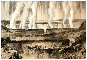 Chutes Victoria du Zambèze, 1883 - Unbekannt