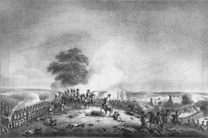 Vue de Mont St. Jean de la bataille de Waterloo - Unbekannt
