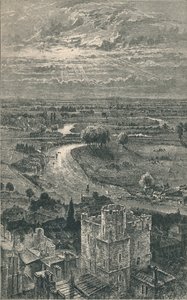 Vue depuis la tour ronde - Unbekannt