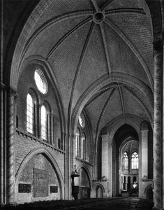 Vue de la nef - Église Notre-Dame de la Couture - 12e-13e siècle Le Mans (Sarthe) - Unbekannt