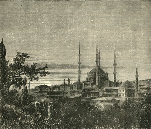 Vue à Andrinople - La mosquée de Selim II, 1890 - Unbekannt