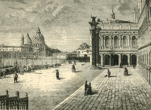 Vue de Venise : Le Molo, 1890 - Unbekannt