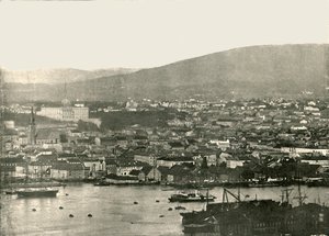 Vue de Christiania, Oslo, Norvège, 1895
