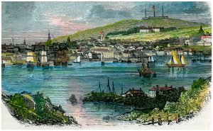 Vue de Halifax, Nouvelle-Écosse, vers 1870 - Unbekannt