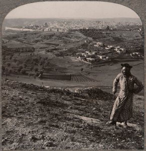 Vue de Jérusalem depuis le mont Scopus, vers 1900 - Unbekannt