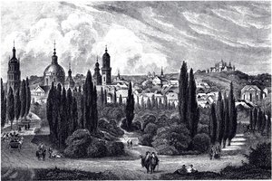 Vue de Lemberg, vers 1845
