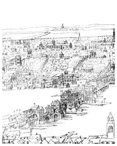 Vue de Londres, XVIe siècle, 1886