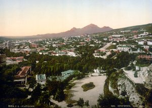 Vue de Piatigorsk, Russie, 1895 - Unbekannt
