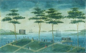 Vue de la Batterie, New York, 1800-1850 - Unbekannt