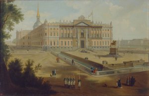 Vue du palais Michel à Saint-Pétersbourg, 1800s - Unbekannt