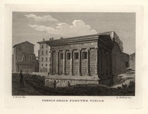 Vue du Temple de Portunus - Unbekannt