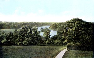 Vue de la Tamise depuis Richmond Hill, Londres, 20ème siècle - Unbekannt