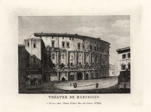 Vue du Théâtre de Marcellus, Rome