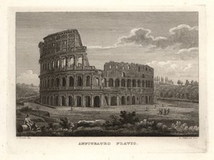 Vue des ruines de l