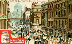 Vues des capitales : Fleet Street, Londres, vers 1900 - Unbekannt