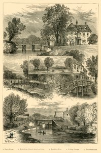 Vues sur la rivière Lea