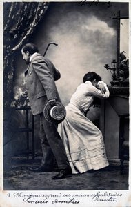 Carte postale française vintage, vers 1900 - Unbekannt