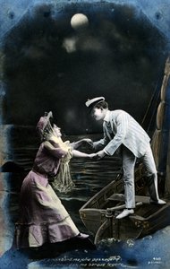 Carte postale française vintage