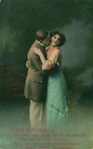 Carte postale romantique vintage - Unbekannt