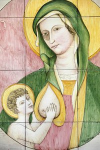 Vierge et enfant mosaïque, Galatone, Italie - Unbekannt