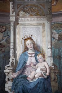 Peinture de la Vierge et l