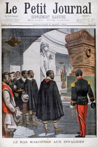 Visite de Ras Makonnen aux Invalides à Paris, 1902 - Unbekannt
